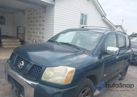 2005 Nissan Armada Se из США, поврежденный, VIN 5N1AA08A05N705918